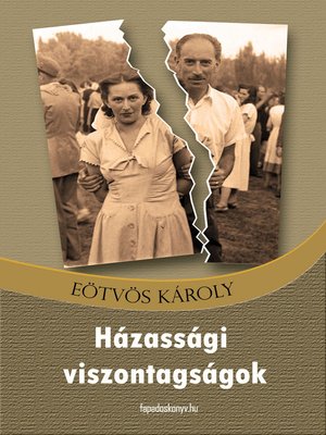 cover image of Házassági viszontagságok